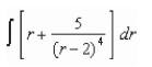Find the indefinite integral.  