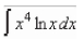 Find the indefinite integral.  