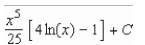 <strong>Find the indefinite integral. </strong> A) B) C) D) E)