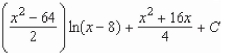 <strong>Find the indefinite integral. </strong> A) B) C) D) E)