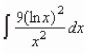 Find the indefinite integral.  