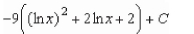 <strong>Find the indefinite integral. </strong> A) B) C) D) E)