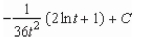 <strong>Find the indefinite integral. </strong> A) B) C) D) E)