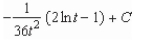 <strong>Find the indefinite integral. </strong> A) B) C) D) E)