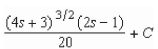 <strong>Find the indefinite integral. </strong> A) B) C) D) E)