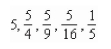 <strong>Write the first five terms of the sequence of partial sums. </strong> A) B) C) D) E)