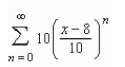 <strong>Find all values of x for which the series converges.For these values of x, write the sum of the series as a function of x. </strong> A) B) C) D) E)The series diverges for all x.