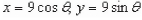 Write the corresponding rectangular equation for the curve represented by the parametric equations by eliminating the parameter.