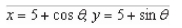 <strong>Use the result, the set of parametric equations for the circle is to find a set of parametric equations for the circle with a center and radius </strong> A) B) C) D) E)
