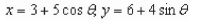 <strong>Use the result, the set of parametric equations for the ellipse is to find a set of parametric equations for the ellipse with vertices and and with foci at and </strong> A) B) C) D) E)