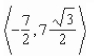 <strong>Find the component form of vector v given its magnitude is and the angle it makes with the positive x-axis is </strong> A) B) C) D) E)