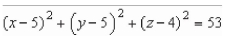 <strong>Find the standard equation of a sphere that has diameter with the end points given below. (3, -2, 4), (7, 12, 4)</strong> A) B) C) D) E)