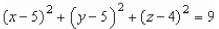 <strong>Find the standard equation of a sphere that has diameter with the end points given below. (3, -2, 4), (7, 12, 4)</strong> A) B) C) D) E)