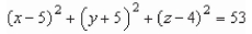 <strong>Find the standard equation of a sphere that has diameter with the end points given below. (3, -2, 4), (7, 12, 4)</strong> A) B) C) D) E)