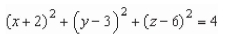 <strong>Find the standard equation of the sphere with center at and tangent to the yz-plane.</strong> A) B) C) D) E)