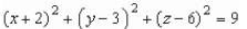 <strong>Find the standard equation of the sphere with center at and tangent to the yz-plane.</strong> A) B) C) D) E)