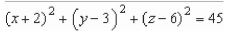 <strong>Find the standard equation of the sphere with center at and tangent to the yz-plane.</strong> A) B) C) D) E)