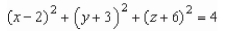 <strong>Find the standard equation of the sphere with center at and tangent to the yz-plane.</strong> A) B) C) D) E)