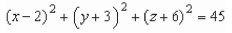 <strong>Find the standard equation of the sphere with center at and tangent to the yz-plane.</strong> A) B) C) D) E)