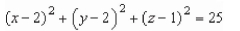 <strong>Complete the square to write the following equation in the standard form for a sphere. </strong> A) B) C) D) E)