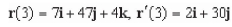 <strong>Find the vectors for the following vector function. </strong> A) B) C) D) E)