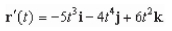 <strong> given the following vector function. </strong> A) B) C) D) E)