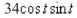 <strong>Find given the following vector function. </strong> A)cost sint B) C) D)-16 sin t cos t E)