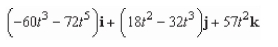 <strong>Use the properties of the derivative to find given the following vector-valued functions. </strong> A) B) C) D) E)