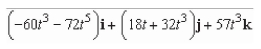 <strong>Use the properties of the derivative to find given the following vector-valued functions. </strong> A) B) C) D) E)