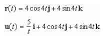 <strong>Use the properties of the derivative to find given the following vector-valued functions. </strong> A) B) C) D) E)
