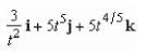 <strong>Find the indefinite integral below. Do not include an arbitrary constant vector.</strong> A) B) C) D) E)