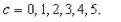 Sketch the level curves for the function for the given c-values