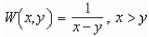 The average length of time that a customer waits in line for service is where y is the average arrival rate, written as the number of customers per unit of time, and x is the average service rate, written in the same units.Evaluate Note: x And y are given as the number of customers per hour.