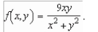 Determine the continuity of the function  