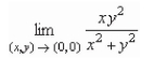 <strong>Use polar coordinates to find the limit.[Hint: Let and note that implies </strong> A) 1 B) 0 C) 2 D) E)limit does not exist
