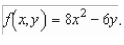 <strong>Find the limit for the function </strong> A) B)-6 C) D)16x E)6y