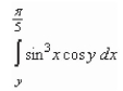 Evaluate the following integral.  