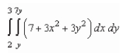 <strong>Evaluate the following iterated integral. </strong> A)5,901 B)5,931 C)5,955 D)5,970 E)6,017