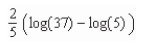 <strong>Set up an integral for both orders of integration, and use the more convenient order to evaluate the integral below over the region R. </strong> A) B) C) D) E)