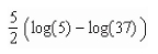 <strong>Set up an integral for both orders of integration, and use the more convenient order to evaluate the integral below over the region R. </strong> A) B) C) D) E)