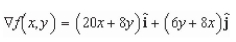 <strong>Find the gradient vector for the scalar function.(That is, find the conservative vector field for the potential function.) </strong> A) B) C) D) E)