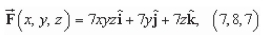 Find the curl for the vector field at the given point.  