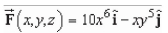 Find the divergence of the vector field.  