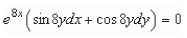 Find the particular solution of the differential equation that satisfies the initial condition