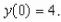 Find the particular solution of the differential equation that satisfies the initial condition