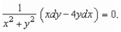 Find the general solution of the differential equation  