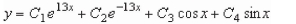 <strong>Find the general solution of the linear differential equation </strong> A) B) C) D) E)