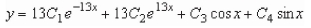 <strong>Find the general solution of the linear differential equation </strong> A) B) C) D) E)