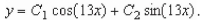<strong>Consider the differential equation and the solution Find the particular solution satisfying the initial conditions </strong> A) B) C) D) E)