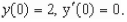 <strong>Consider the differential equation and the solution Find the particular solution satisfying the initial conditions </strong> A) B) C) D) E)